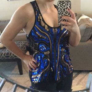 Almost Famous Sequin Tank size XL